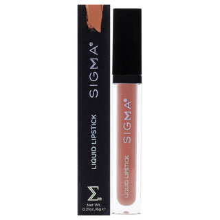 Liquid Lipstick - Cashmere by SIGMA for Women - 0.2 oz Lipstick