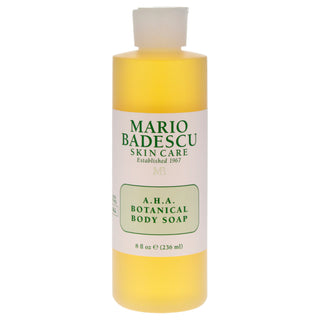 Mario Badescu AHA Botanical Body Soap - Invigorating Cleanser for All Genders - 8 oz