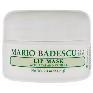 Mario Badescu Lip Mask With Acai and Vanilla for Women - Nourishing Lip Treatment - 0.5 oz