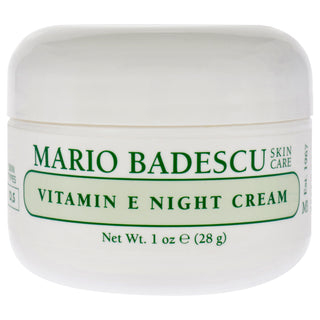 Mario Badescu Vitamin E Night Cream for Women - Nourishing 1 oz Cream for Overnight Hydration
