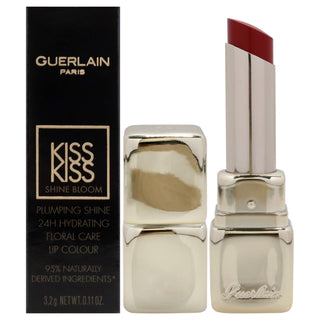Guerlain Kiss Kiss Shine Bloom Lipstick - 509 Wild Kiss for Women - 0.11 oz Lipstick