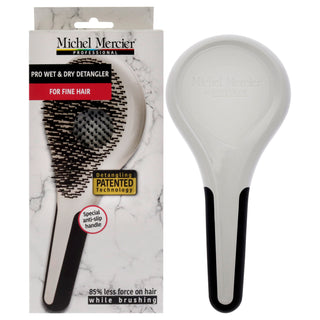 Pro Wet and Dry Detangler - Fine Hair by Michel Mercier for Unisex - 1 Pc Hair Brush