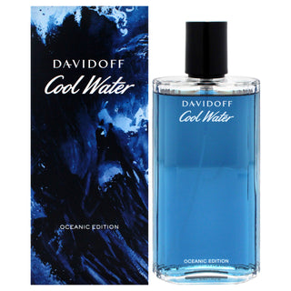 Cool Water Oceanic Edition by Davidoff for Men - 4.2 oz EDT Spray for a Refreshing Fragrance Experience