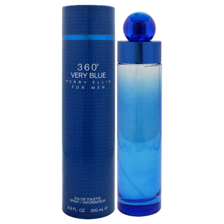 Perry Ellis 360 Very Blue for Men - 6.8 oz EDT Spray: A Fresh and Masculine Fragrance for Every Occasion