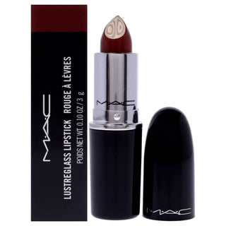 MAC Lustreglass Lipstick - 549 PDA: High-Shine Lip Color for Women - 0.1 oz