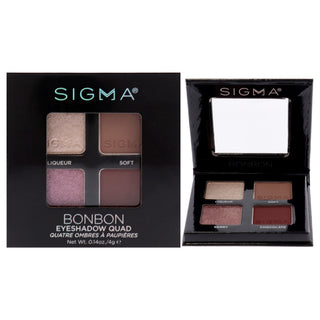 SIGMA Eyeshadow Quad - Bonbon for Women: 0.14 oz Eye Shadow