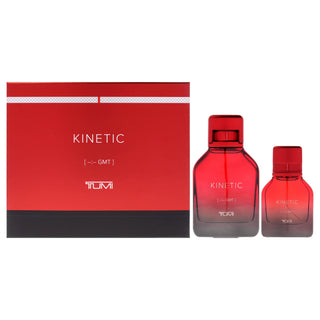 Kinetic by Tumi for Men - 2 Pc Gift Set 3.4oz EDP Spray and 1oz EDP Spray