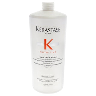 Kerastase Nutritive Bain Satin Riche Shampoo - 34 oz Unisex Shampoo