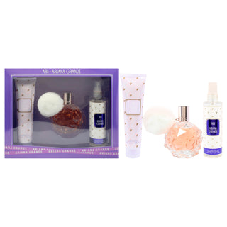 Ari by Ariana Grande 3 Pc Gift Set for Women w/ EDP Spray, Body Souffle, Body Mist - 3.4oz