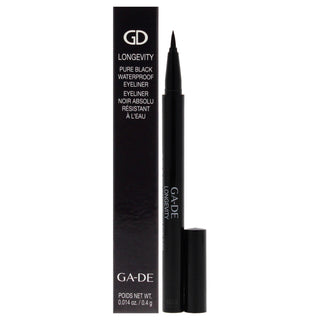 Longevity Pure Waterproof Eyeliner - Black by GA-DE for Women - 0.01 oz Eyeliner