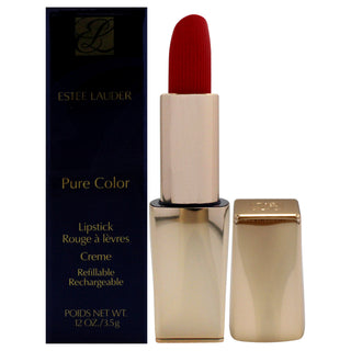 Estee Lauder Pure Color Creme Lipstick - 520 Carnal for Women - 0.12 oz Lipstick (Refillable)
