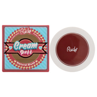Rude Cosmetics Cream Puff Natural Blush - Mochi for Women - 0.21 oz Blush