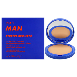 Perfect Bronzer Perfecting Powder - 001 Light-Medium by Pupa Milano for Men - 0.229 oz Bronzer