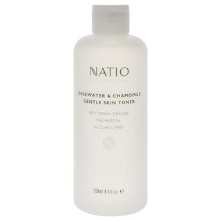 Rosewater and Chamomile Gentle Skin Toner by Natio for Women - 8.4 oz Toner