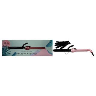 Aria Beauty Rose Gold 1 Inch Curling Iron for Women - Professional Hair Styling Tool