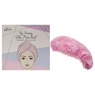 Aria Beauty Very Necessary Satin Hair Towel - Pink for Women - 1 Pc Towel