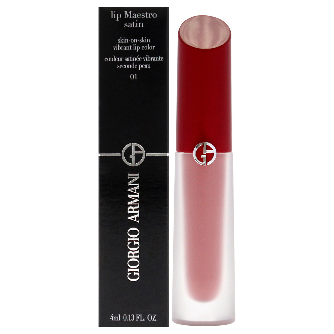 Lip Maestro Satin Lipstick - 01 Summer Adventure by Giorgio Armani for Women - 0.13 oz Lipstick