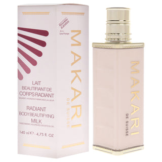 Makari Radiant Body Beautifying Milk for Women - 4.75 oz Body Milk to Enhance Skin Glow
