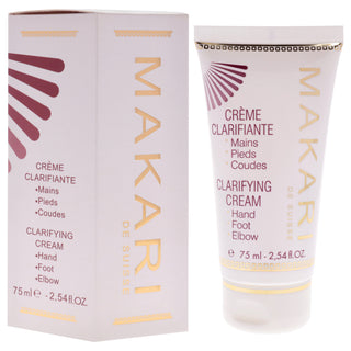 Makari Clarifying Cream for Women - Moisturizing Hand, Foot, and Elbow Cream - 2.54 oz
