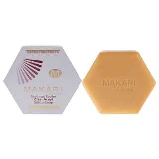 Makari Sulfur Soap Clear Acnyl for Women - 7 oz - Gentle Acne Treatment