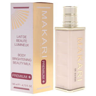Transform Your Skin with Makari Body Brightening Beauty Milk Premium Plus for Women - 4.75 oz