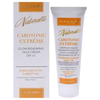 Makari Carotonic Extreme Glow Renewing Face Cream SPF 15 for Women - 1.7 oz Cream