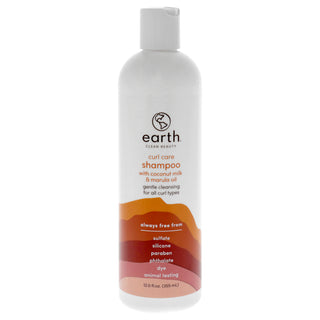 Earth Curl Care Shampoo: Unisex 12 oz Shampoo for Healthy Curls