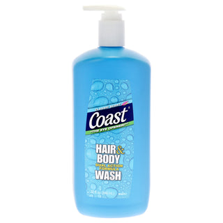 Coast Classic Scent Hair and Body Wash for Unisex - Large 32 oz Size
