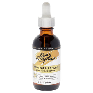 Nourish and Radiant Oil-Powered Serum by Curl Rhythm for Women - 2 oz - Hair Care Serum for Healthy and Vibrant Hair
