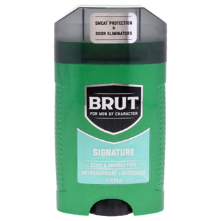 Brut Signature Antiperspirant Plus Deodorant for Men 2.7 oz Stick