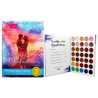 Rude Cosmetics Twinkle In Her 35 Eyeshadows Palette - Book 1 for Women - 1.34 oz Eye Shadow