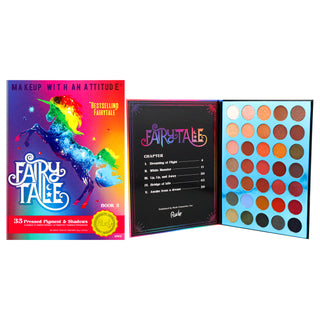 Rude Cosmetics Fairy Tale 35 Eyeshadow Palette - Book 3 for Women - 1.34 oz Eye Shadow