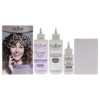 Precisely Right Professional Conditioning Perm for Color-Treated Thin or Delicate Hair by Ogilvie Salon Styles for Women - 1 Application Treatment