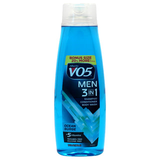 3-in-1 Ocean Surge Shampoo Conditioner and Body Wash by Alberto VO5 for Unisex - 15 oz Body Wash