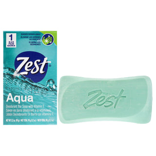 Deodorant Bar Soap - Aqua by Zest for Women - 3.2 oz Bar Soap