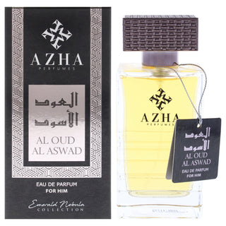 Azha Emerald Nebula Collection Al Oud Al Aswad for Men 3.3 oz EDP Spray - Buy Online