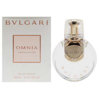 Bvlgari Omnia Crystalline for Women 3.4 oz EDT Spray - Authentic and Refreshing Fragrance