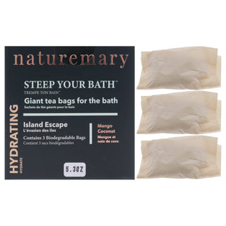 Naturemary Hydrating Island Escape Mango Coconut Bath Soak for Unisex 5.30 oz