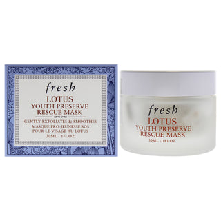 Fresh Lotus Youth Preserve Rescue Mask for Women - 1 oz Mask - Revitalize your skin with this hydrating mask!