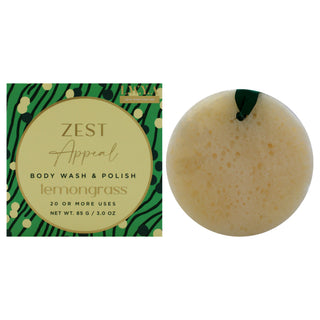 LWYA Lemongrass Body Wash and Polish for Women - 3 oz - Refresh and Rejuvenate Your Skin