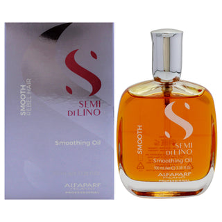 Alfaparf Milano Semi Di Lino Smooth Smoothing Oil for Unisex - 3.38 oz Oil