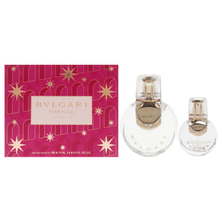 Omnia Crystalline by Bvlgari for Women - 2 Pc Gift Set 3.4oz EDT Spray, 0.5oz EDT Spray
