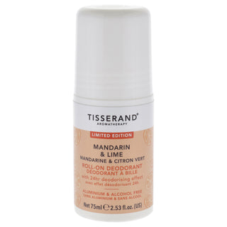Roll-On Deodorant - Mandarin and Lime by Tisserand for Unisex - 2.53 oz Deodorant Roll-On