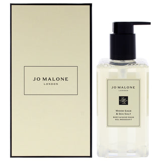 Jo Malone Wood Sage and Sea Salt Body and Hand Wash for Unisex - 8.3 oz - Refreshing Body Wash for All Genders