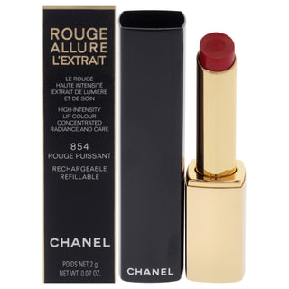 Rouge Allure Lextrait Lipstick - 854 Rouge Puissant by Chanel for Women - 0.07 oz Lipstick (Refillable)