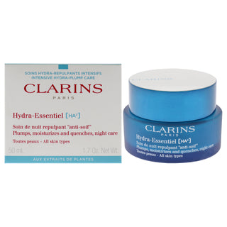 Clarins Hydra-Essentiel Night Moisturizer for Women - 1.7 oz - Hydrating Skin Cream