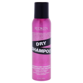 Redken Invisible Dry Shampoo for Unisex - 3.1 oz Dry Shampoo, Freshen Up Hair Instantly
