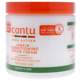 Cantu Shea Butter Leave In Conditioning Repair Cream - 16 oz Conditioner for Unisex
