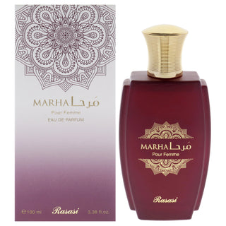 Marha by Rasasi for Women 3.38 oz EDP Spray - Floral and Feminine Fragrance