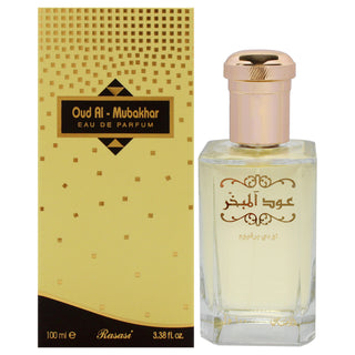 Rasasi Oud Al Mubakhar for Men 3.38 oz EDP Spray - Long Lasting Fragrance